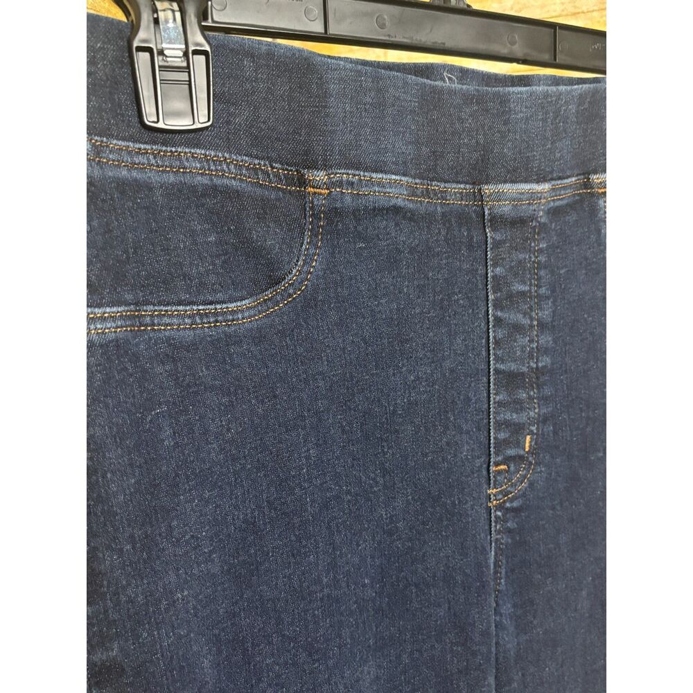 MADEWELL CASUAL EVERYDAY WEAR PREMIUM PULL ON SPLIT FLARE SKINNY DENIM JEANS - Picture 4 of 5